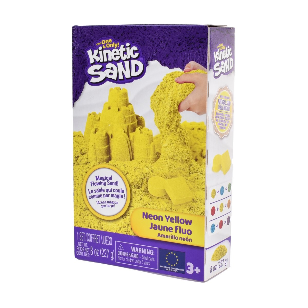 Arena Magica Neon 227 Gramos Kinetic Sand - Amarillo Neon